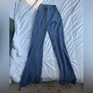 Aerie Blue Flare Leggings